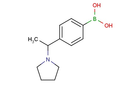 (4-(1-(pyrrolidin-1-yl)ethyl)phenyl)boronic acid